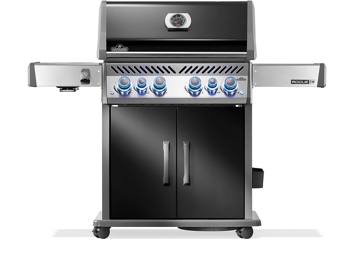 Napoleon Rogue PRO-S 525 schwarz Gasgrill mit Gussroste