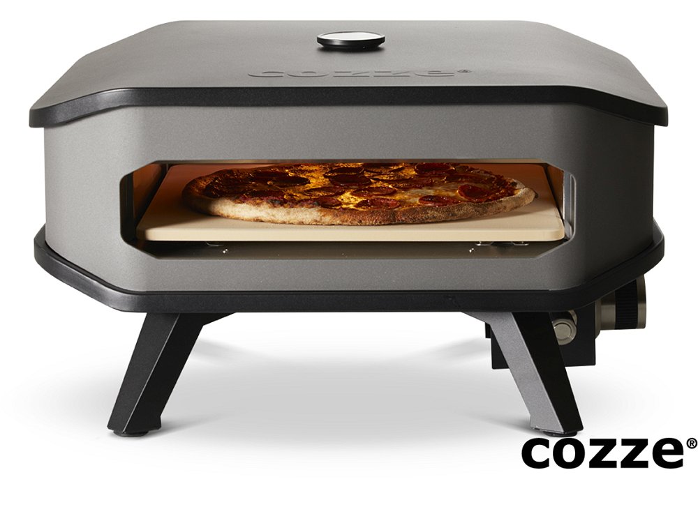 Cozze Gas Pizzaofen 13" inkl. Thermometer & Pizzastein (34 cm)