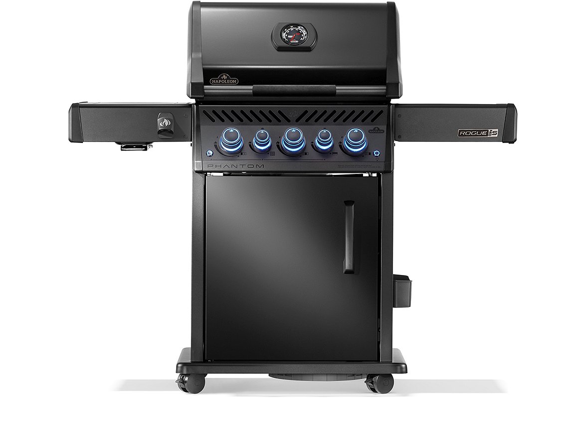 Napoleon Phantom Rogue PRO-S 425 mattschwarz Gasgrill mit Edelstahlroste