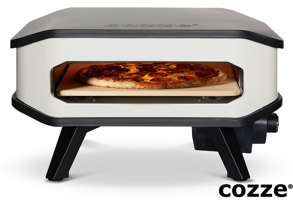 Cozze Pizzaofen elektrisch 13" inkl. Hitzeschild & Pizzastein (34 cm)