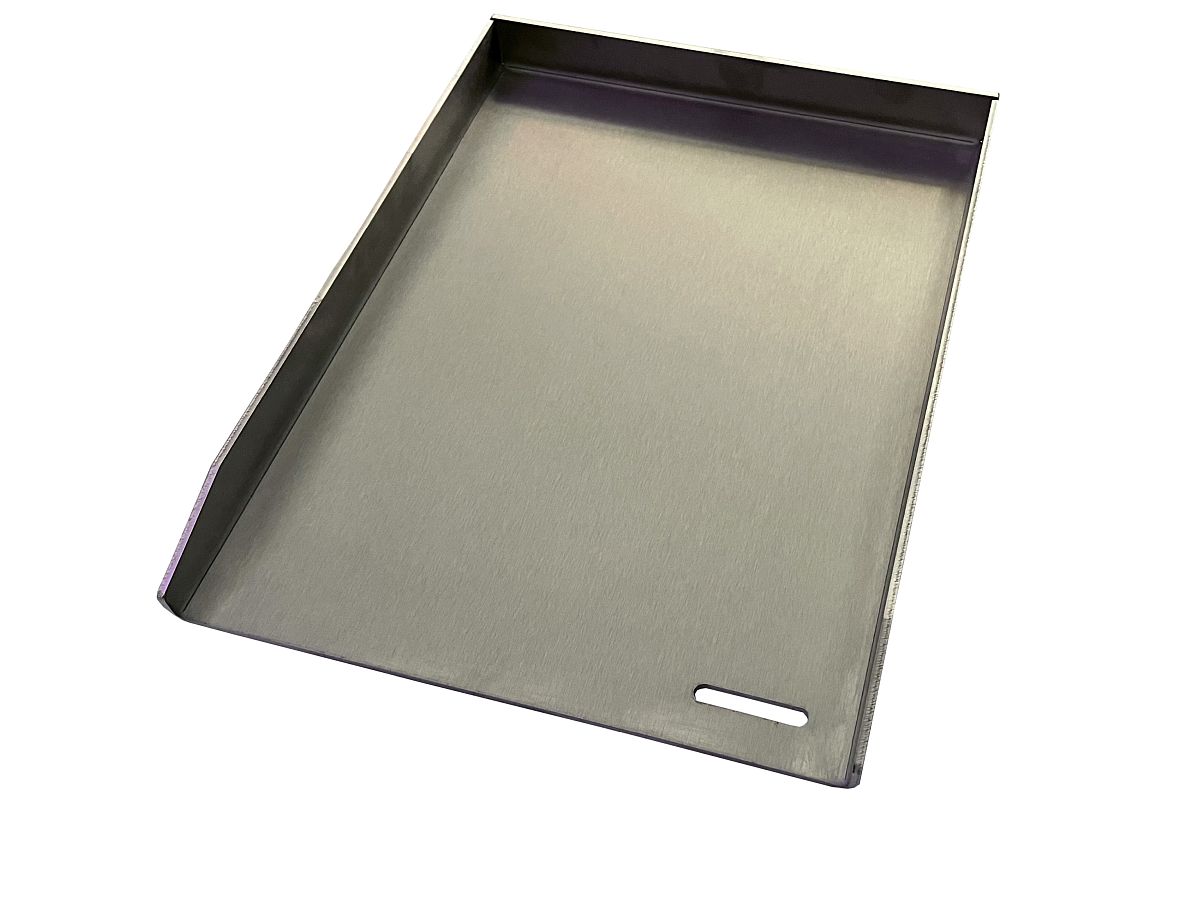 Coobinox Edelstahl Plancha 40x30 cm Grillplatte Grillwanne Teppanyaki