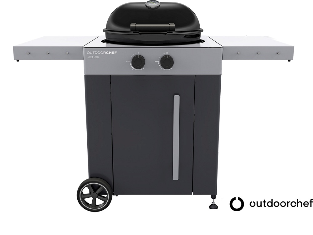 Shops OUTDOORCHEF AROSA 570 G GREY Steel INKL ABDECKHAUBE Gasgrill