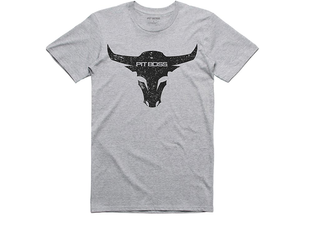 Pit Boss Bull T-Shirt grau (S)