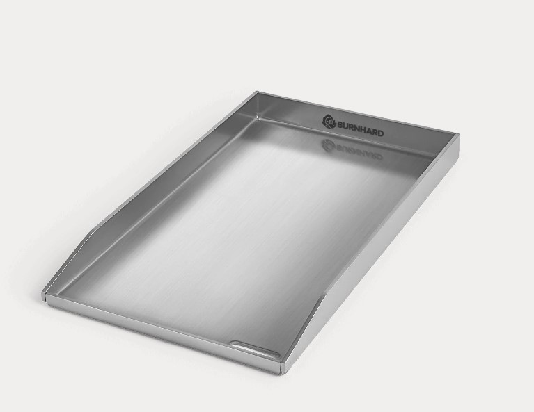 Burnhard Plancha Grillplatte Edelstahl FRED 41,5x23,5 cm