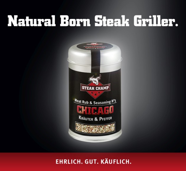SteakChamp No. 3 Chicago Gewürzmischung – Kräuter & Pfeffer